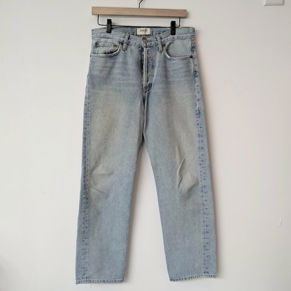 AGOLDE Wyman Low Slung Straight Jeans in Ratio Size 25